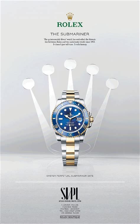 rolex pubblicita